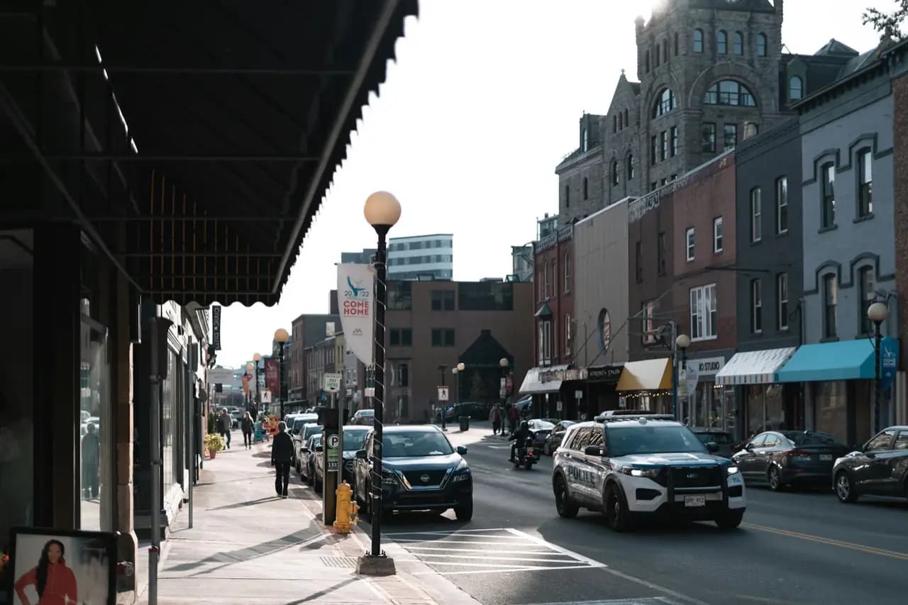 Kingston, Ontario skyline — portable toilet rental service area