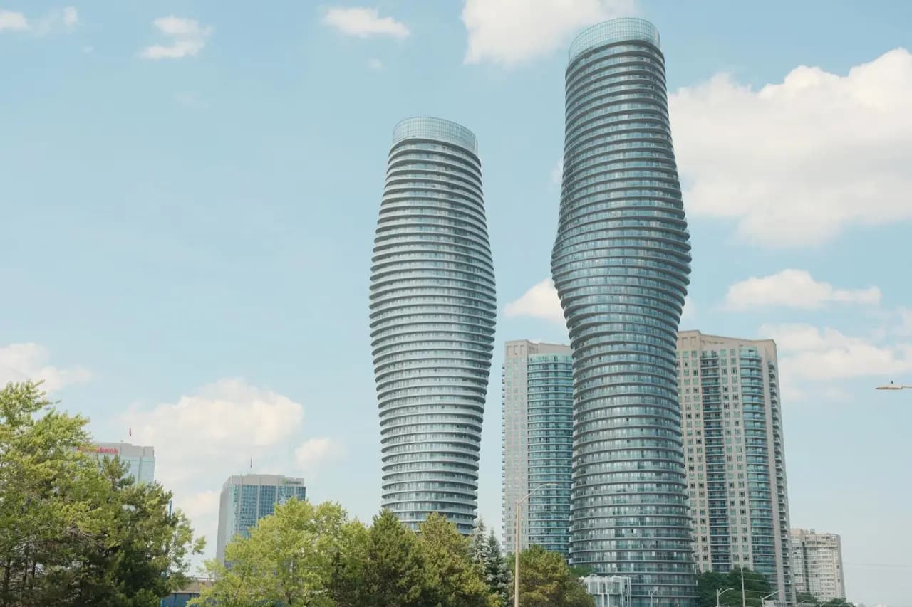 Mississauga, Ontario skyline — portable toilet rental service area