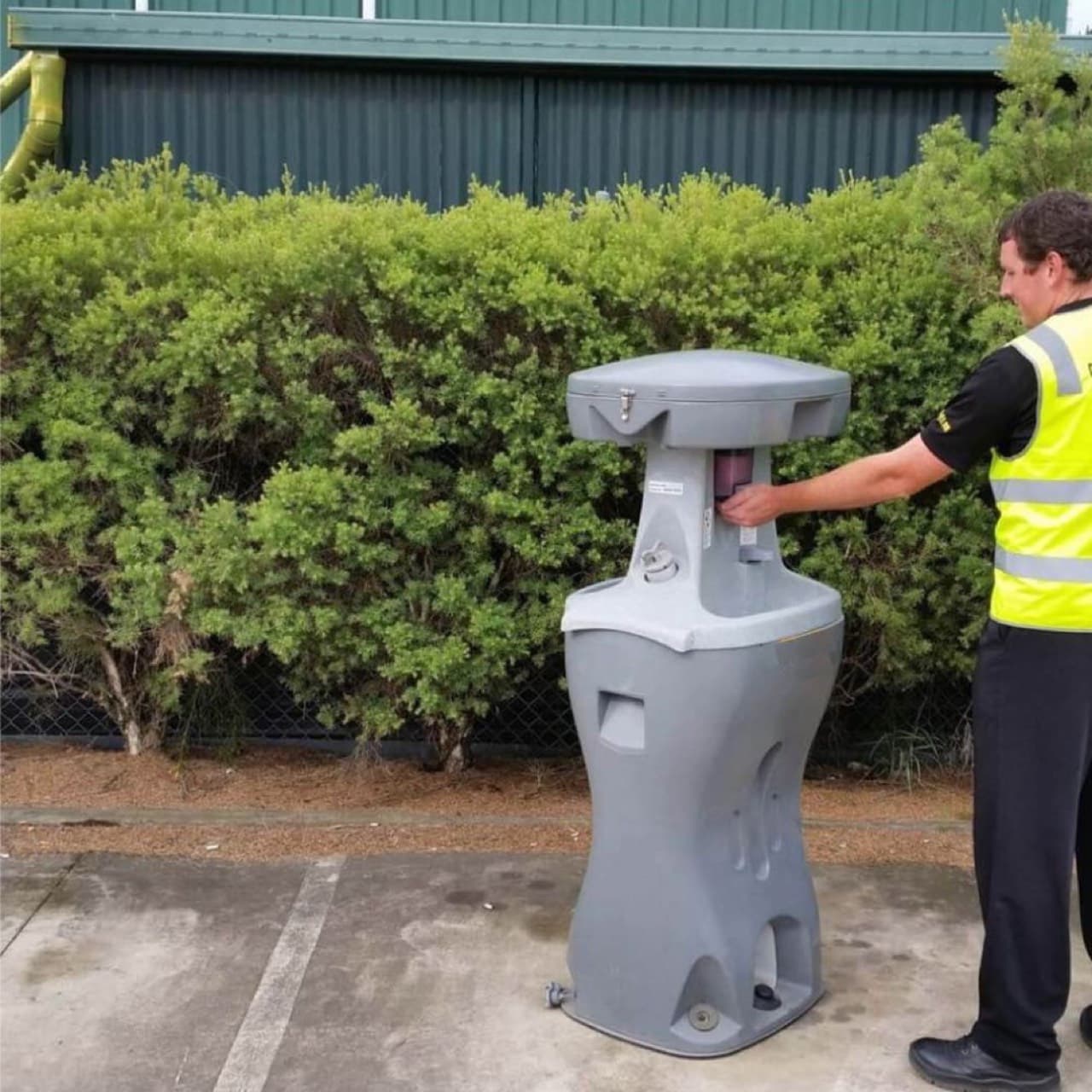 Station de Lavage des Mains Portative — portable sanitation rental in Canada